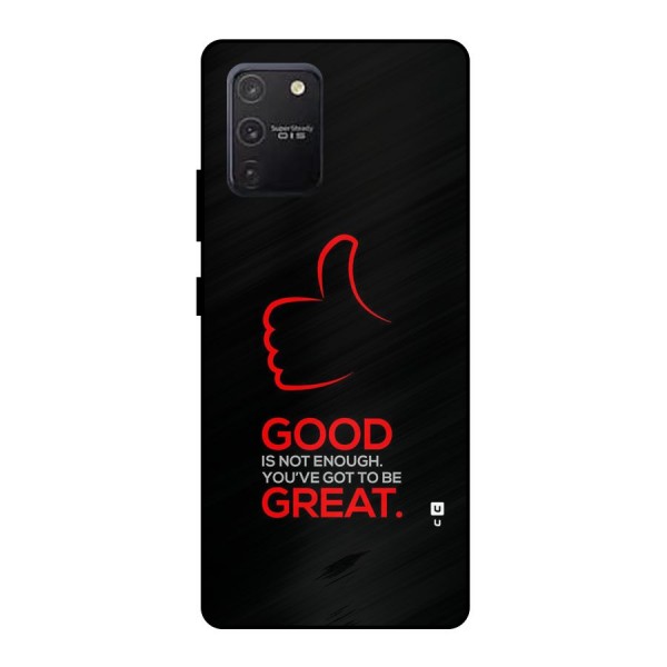 Good Great Metal Back Case for Galaxy S10 Lite