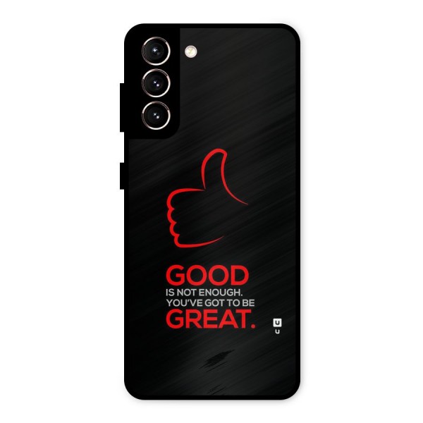 Good Great Metal Back Case for Galaxy S21 5G