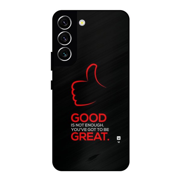 Good Great Metal Back Case for Galaxy S22 5G