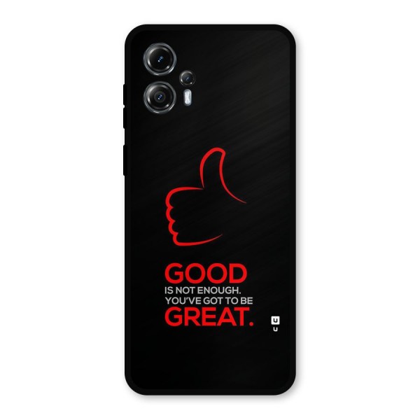 Good Great Metal Back Case for Moto G13