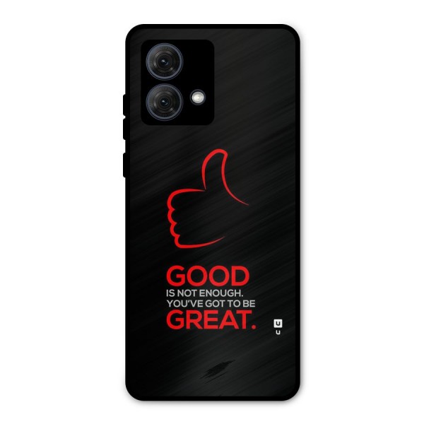 Good Great Metal Back Case for Moto G84