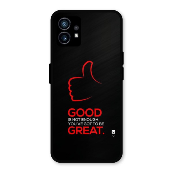 Good Great Metal Back Case for Nothing Phone 1