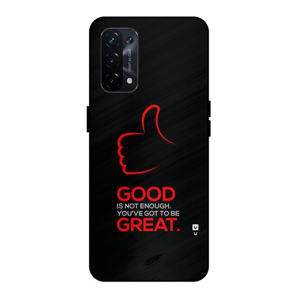 Good Great Metal Back Case for Oppo A74 5G