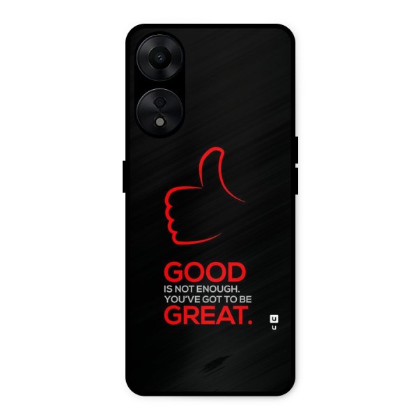 Good Great Metal Back Case for Oppo A78 5G