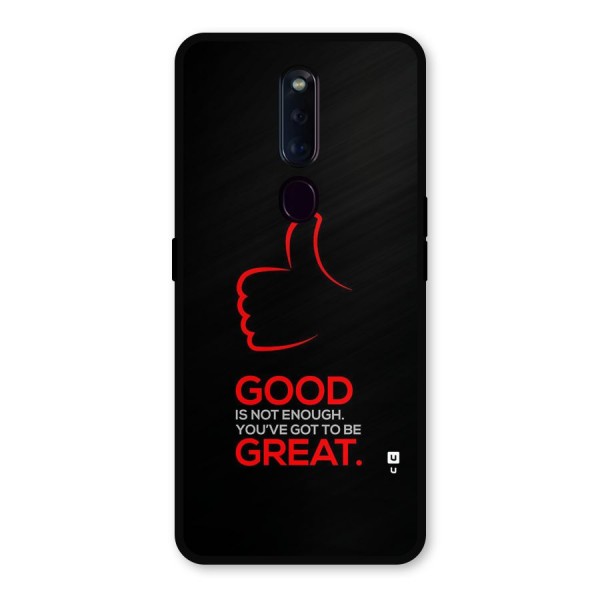 Good Great Metal Back Case for Oppo F11 Pro