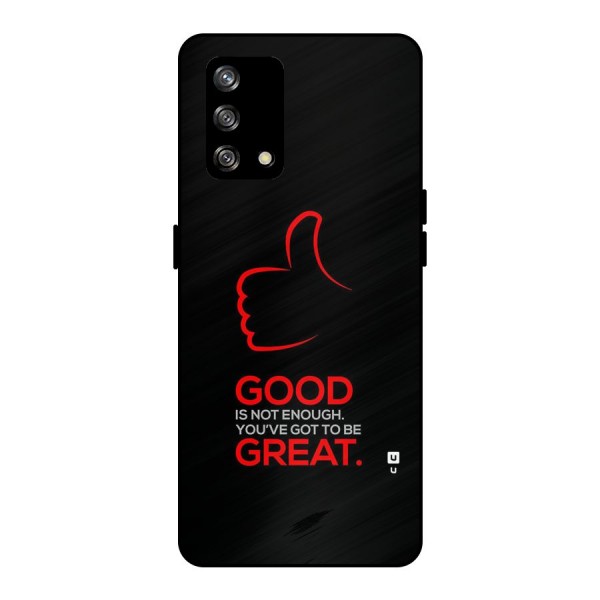 Good Great Metal Back Case for Oppo F19s