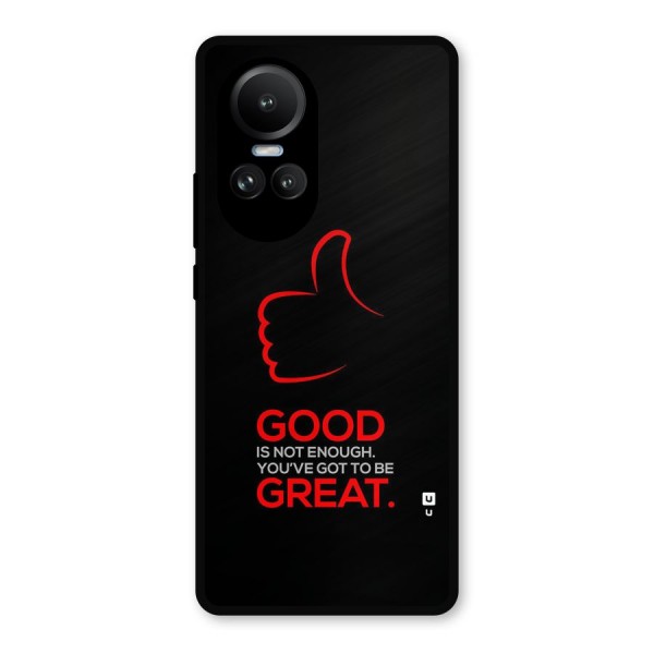 Good Great Metal Back Case for Oppo Reno10 Pro