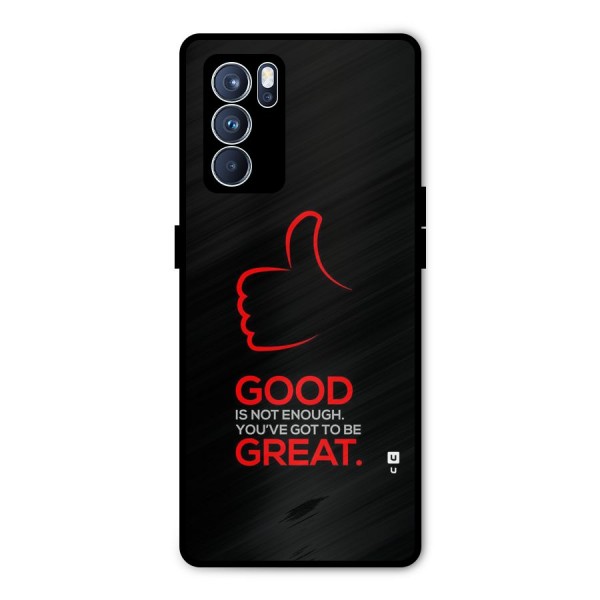 Good Great Metal Back Case for Oppo Reno6 Pro 5G