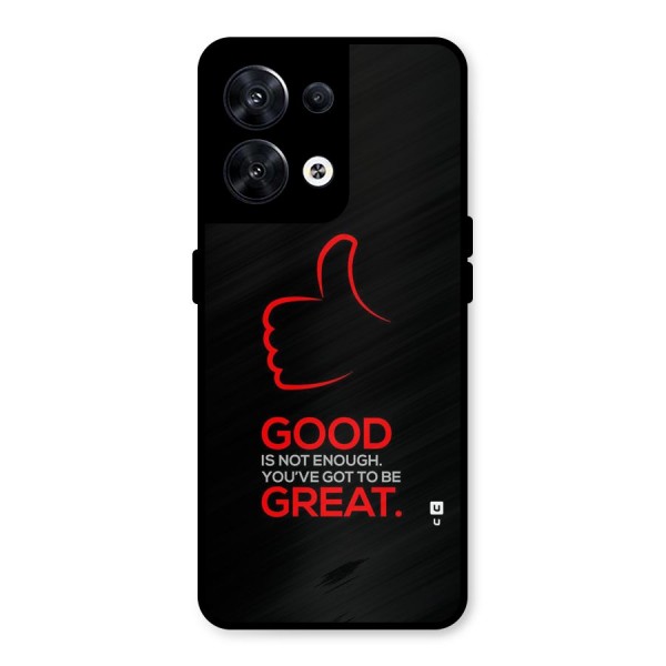 Good Great Metal Back Case for Oppo Reno8 5G