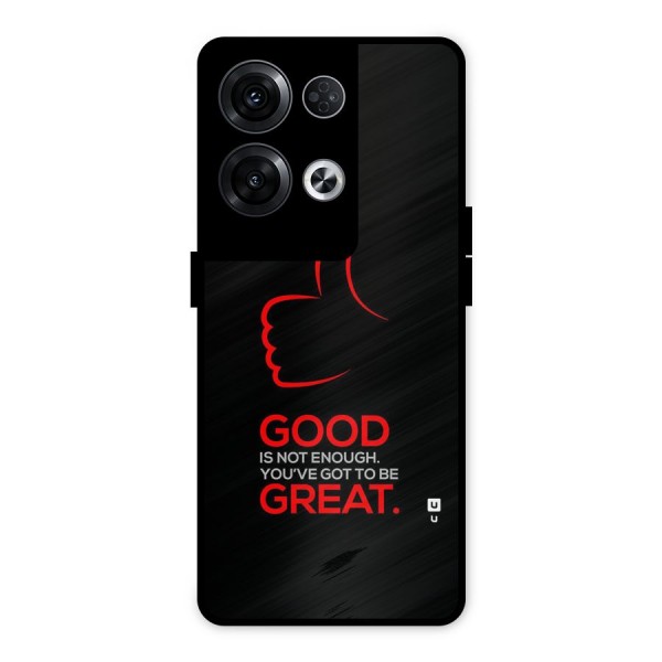 Good Great Metal Back Case for Oppo Reno8 Pro 5G