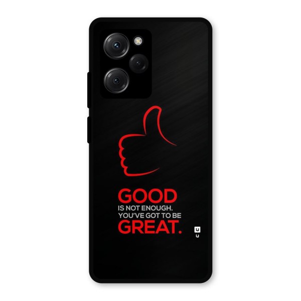 Good Great Metal Back Case for Poco X5 Pro