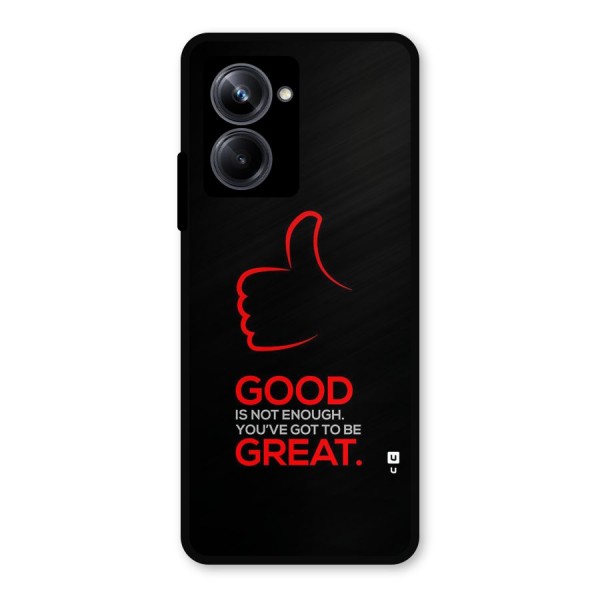 Good Great Metal Back Case for Realme 10 Pro