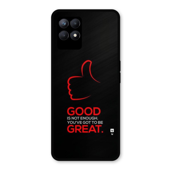 Good Great Metal Back Case for Realme 8i