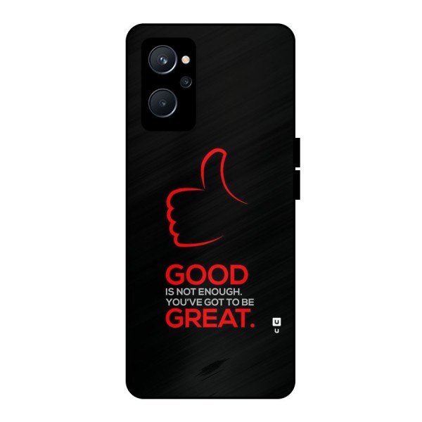 Good Great Metal Back Case for Realme 9i 5G