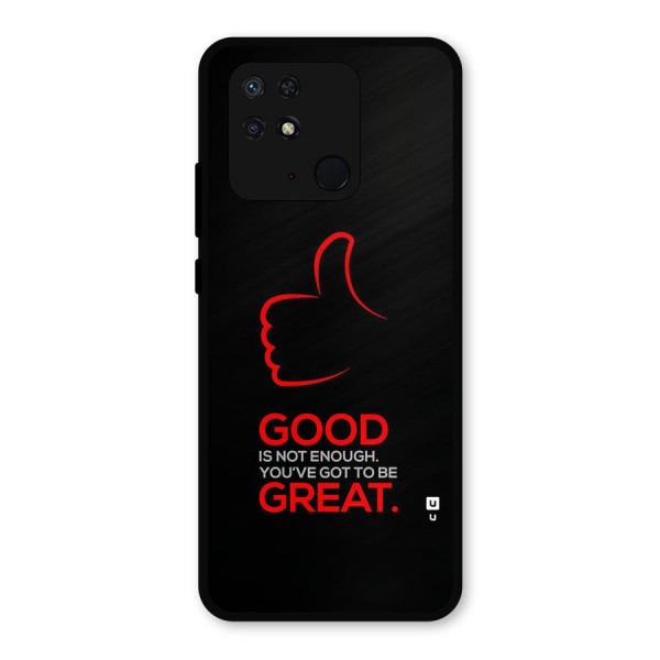 Good Great Metal Back Case for Redmi 10