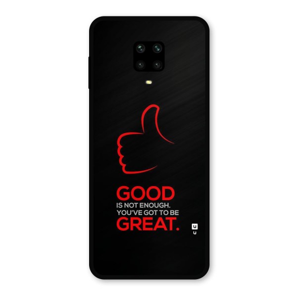 Good Great Metal Back Case for Redmi Note 10 Lite