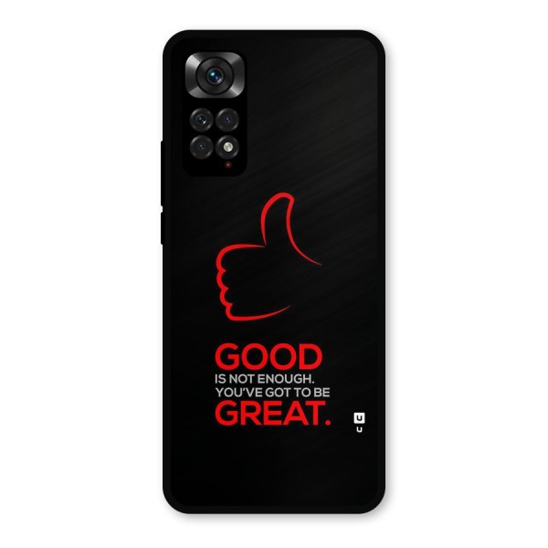 Good Great Metal Back Case for Redmi Note 11