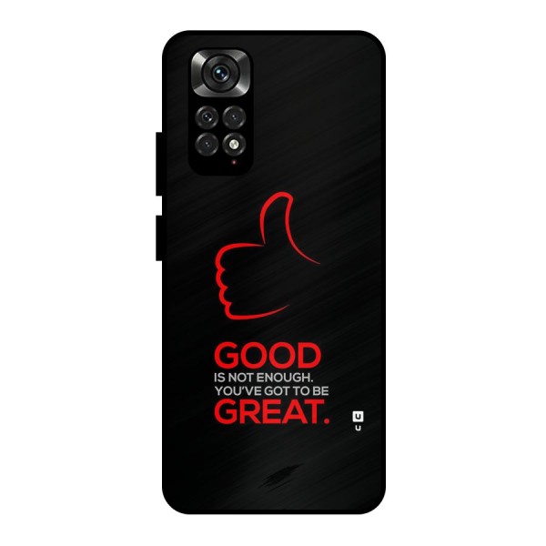 Good Great Metal Back Case for Redmi Note 11 Pro