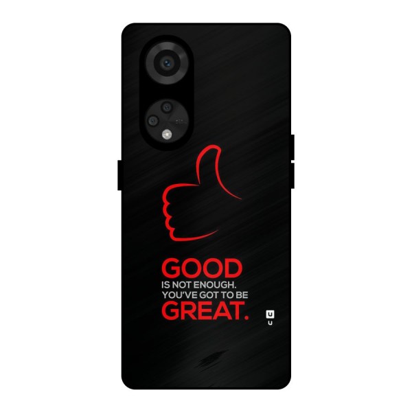 Good Great Metal Back Case for Reno8 T 5G