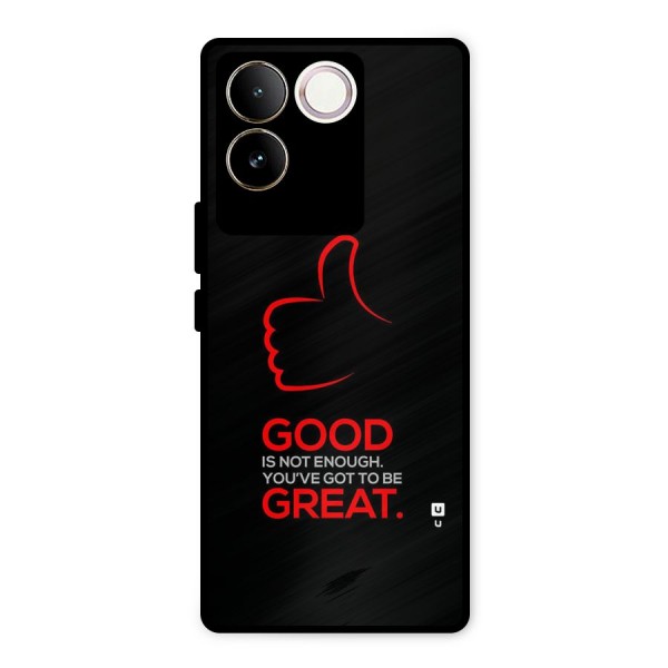 Good Great Metal Back Case for Vivo T2 Pro