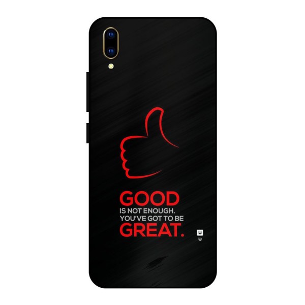 Good Great Metal Back Case for Vivo V11 Pro