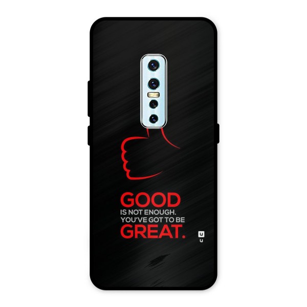 Good Great Metal Back Case for Vivo V17 Pro