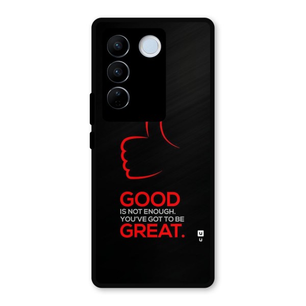 Good Great Metal Back Case for Vivo V27 Pro