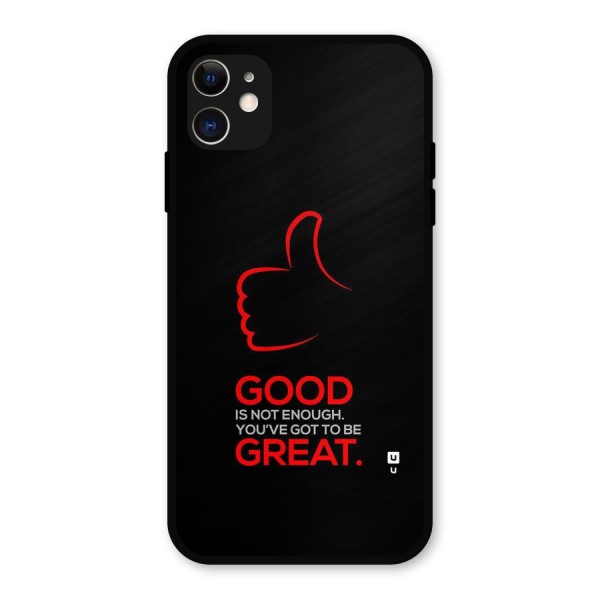 Good Great Metal Back Case for iPhone 11