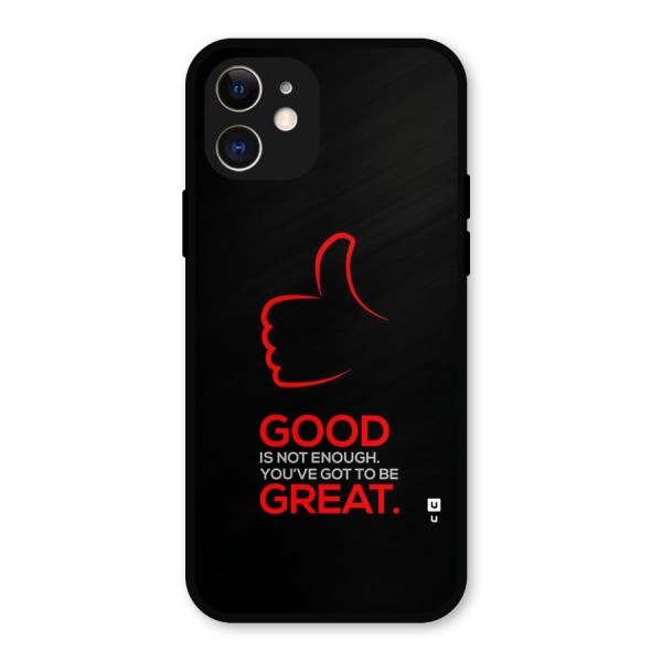 Good Great Metal Back Case for iPhone 12