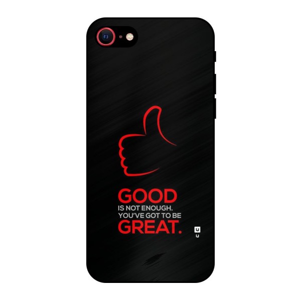 Good Great Metal Back Case for iPhone 8