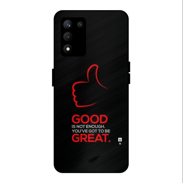 Good Great Metal Back Case for realme 9 5G SE