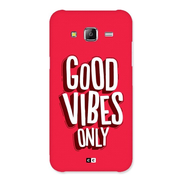 Good Vibes Only Pop Art Back Case for Galaxy J5