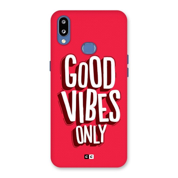 Good Vibes Only Pop Art Back Case for Galaxy M01s