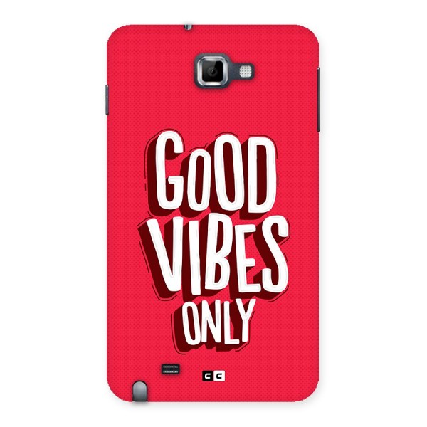 Good Vibes Only Pop Art Back Case for Galaxy Note