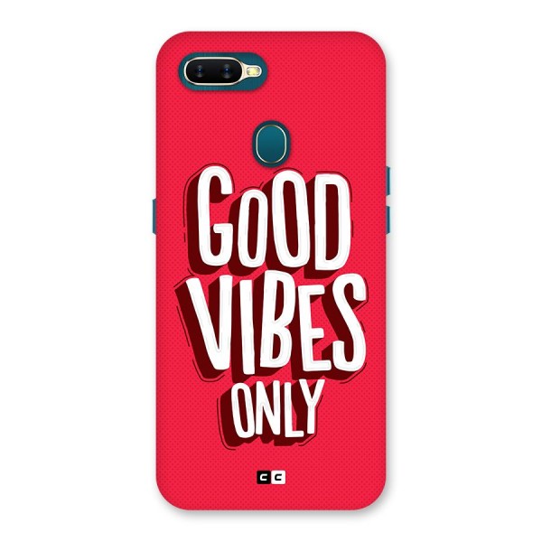 Good Vibes Only Pop Art Back Case for Oppo A12