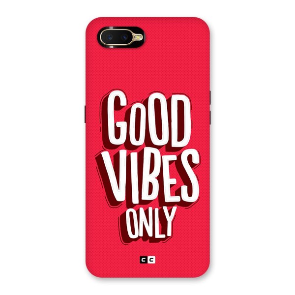 Good Vibes Only Pop Art Back Case for Oppo K1