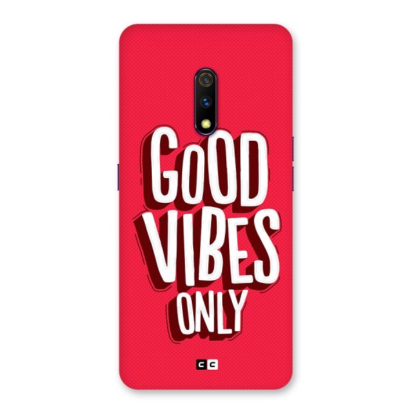 Good Vibes Only Pop Art Back Case for Realme X