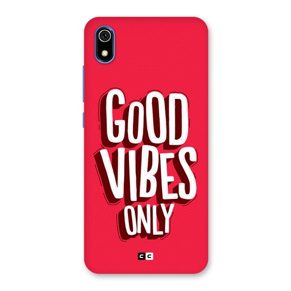 Good Vibes Only Pop Art Back Case for Redmi 7A