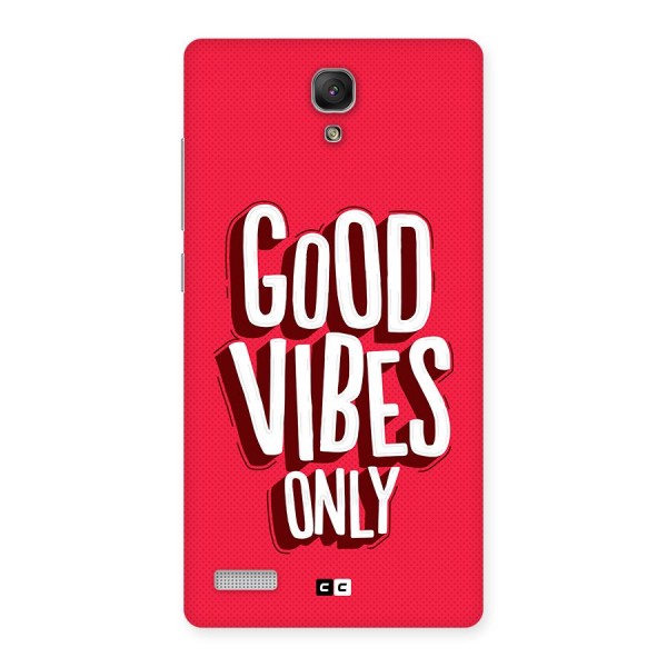 Good Vibes Only Pop Art Back Case for Redmi Note