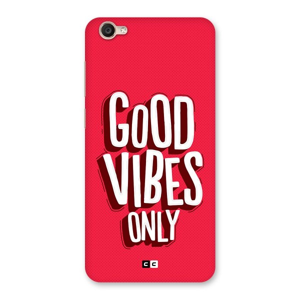 Good Vibes Only Pop Art Back Case for Vivo Y55