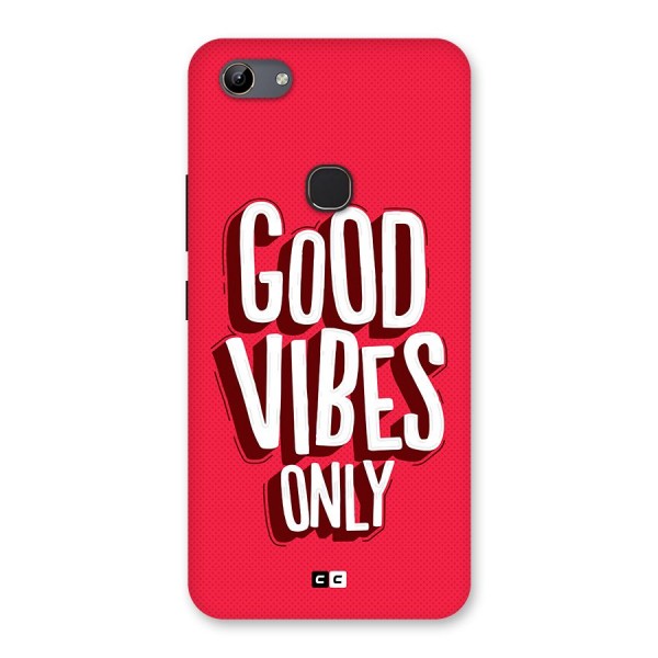 Good Vibes Only Pop Art Back Case for Vivo Y81