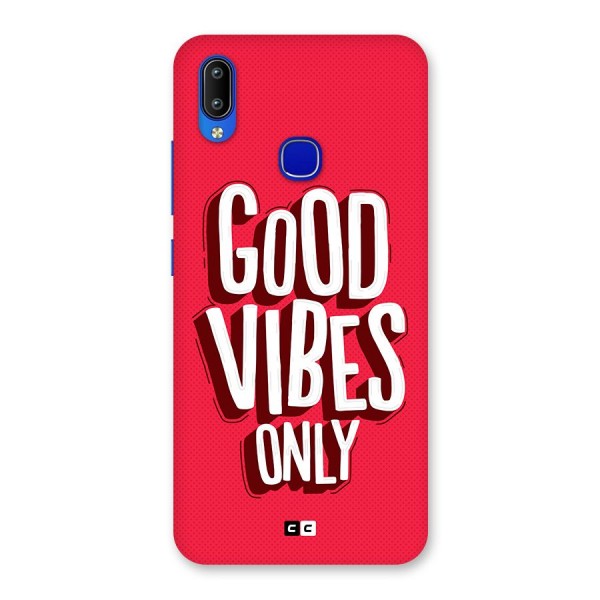 Good Vibes Only Pop Art Back Case for Vivo Y91