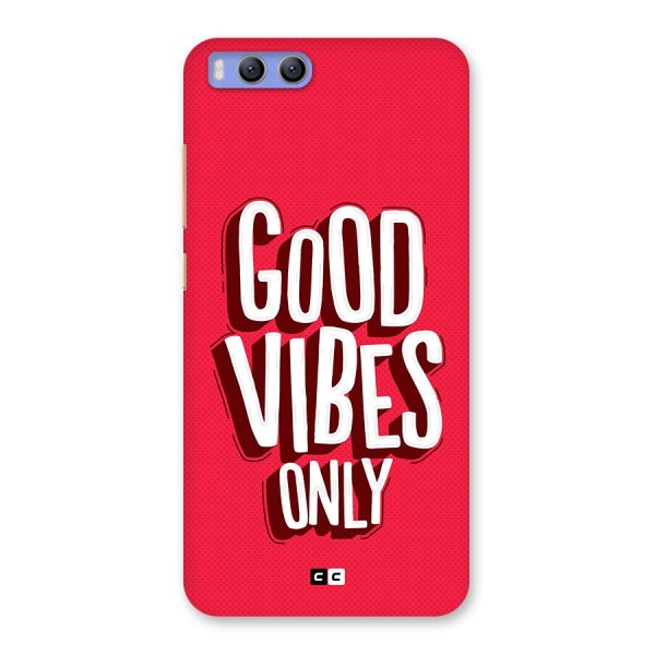 Good Vibes Only Pop Art Back Case for Xiaomi Mi 6