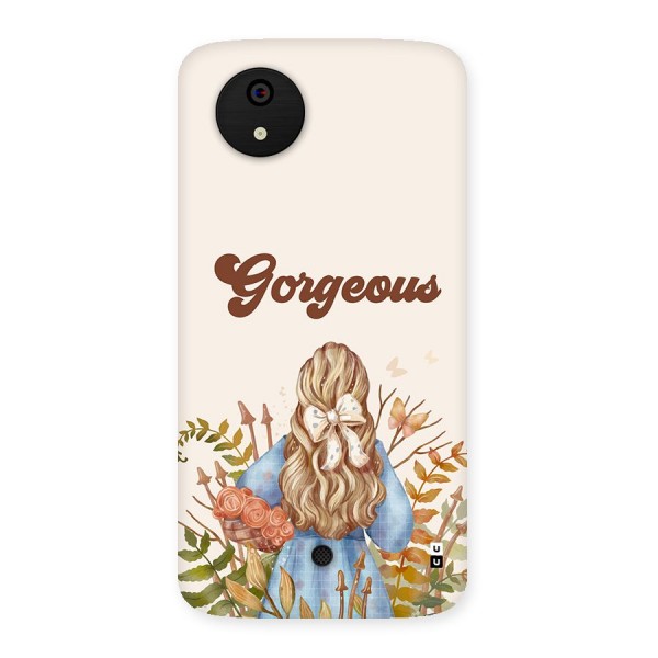 Gorgeous Girl Back Case for Canvas A1  AQ4501