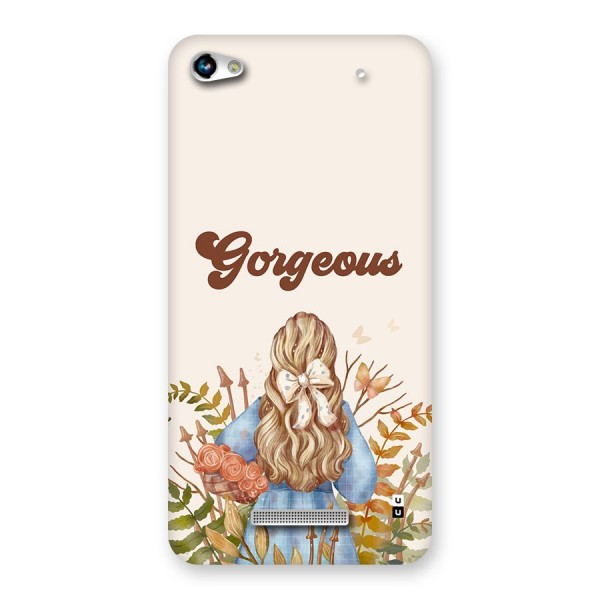 Gorgeous Girl Back Case for Canvas Hue 2 A316