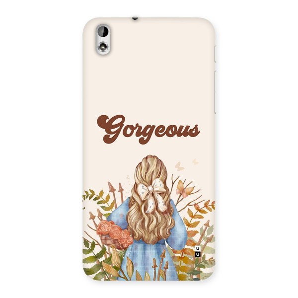 Gorgeous Girl Back Case for Desire 816