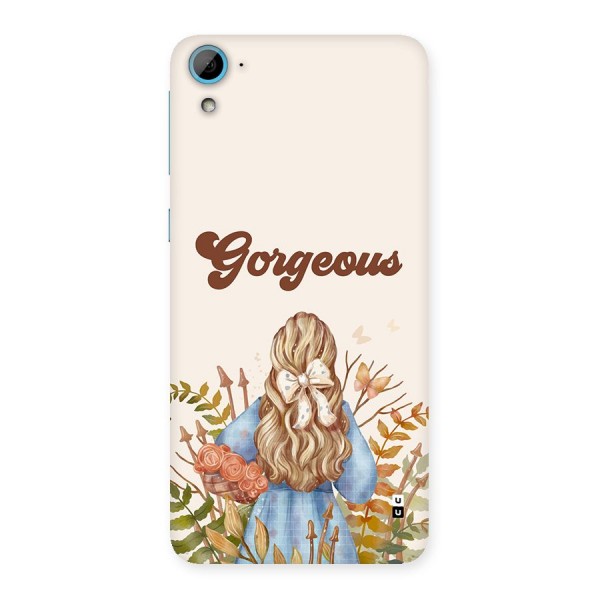 Gorgeous Girl Back Case for Desire 826