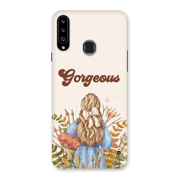 Gorgeous Girl Back Case for Galaxy A20s