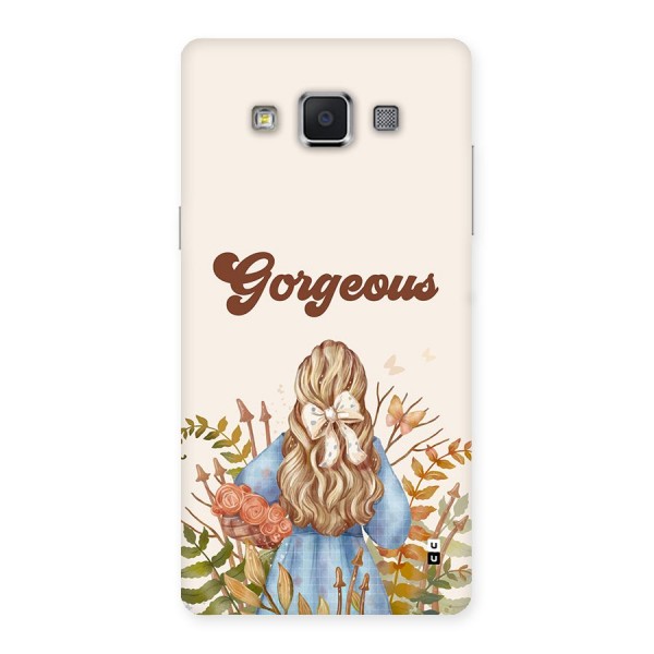 Gorgeous Girl Back Case for Galaxy A5