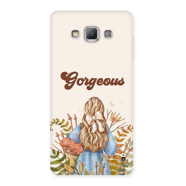 Gorgeous Girl Back Case for Galaxy A7